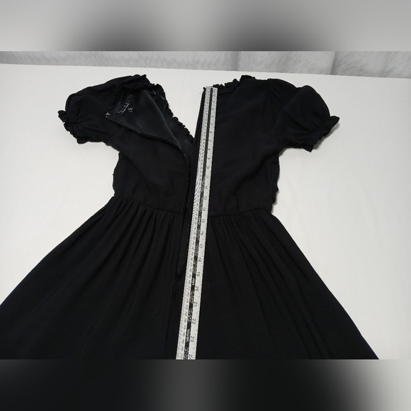 Trixxi Clothing Company Ruffle Vneck, And Sleeve , Wide Leg Pantsuit. Size M - Picture 7 of 11